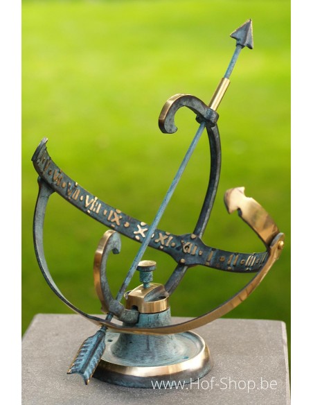 Cadran solaire (petit) - statue en bronze (GA0001BR-V)