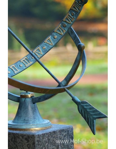 Cadran solaire (moyen) - statue en bronze (GA0029BR-V)
