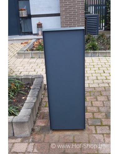 Dropbox Small RAL 7016 Back Door - ONZO boîte à colis aluminium