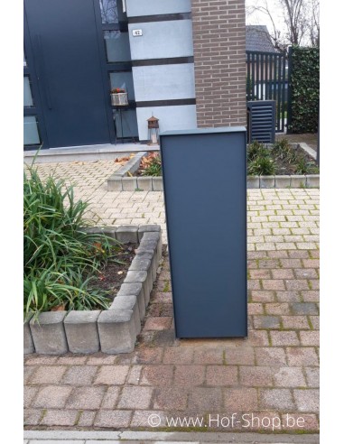 Dropbox Small RAL 7016 - pakketbus aluminium