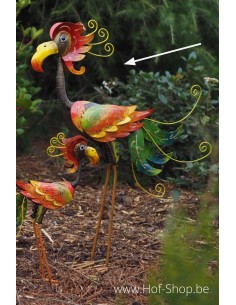 Flamingo dark medium - figurine en métal (MD16091)
