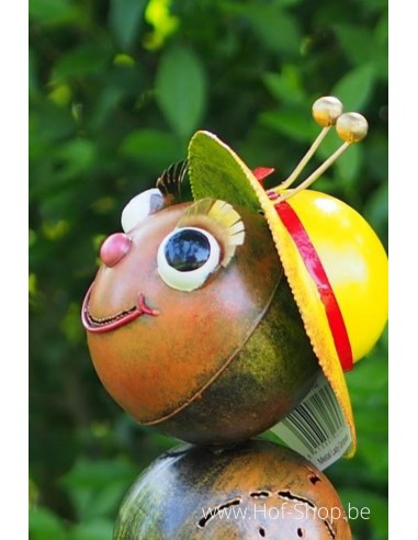 Grappige rups - metalen figuur (MD16162)