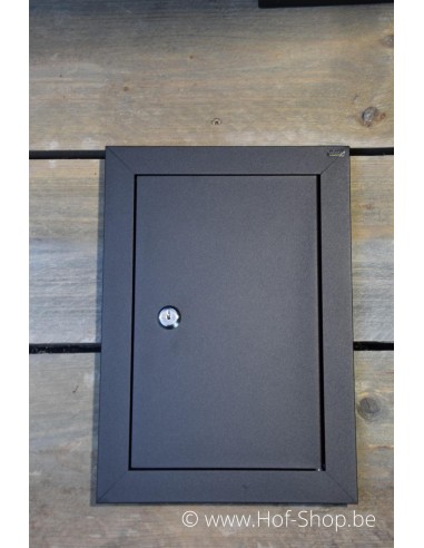 Porte boîte aux lettres 529/1 Noir 24,8 x 35,2 cm - Albo porte boîte aux lettres aluminium