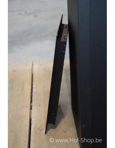 Porte boîte aux lettres 529/1 Noir 24,8 x 35,2 cm - Albo porte boîte aux lettres aluminium
