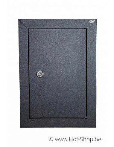 Porte boîte aux lettres 529/1 Noir 24,8 x 35,2 cm - Albo porte boîte aux lettres aluminium