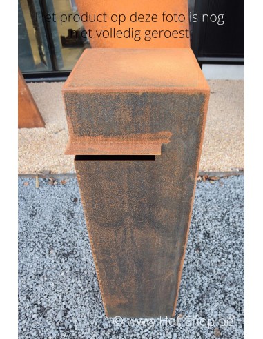 Ivar - boîte aux lettres en acier corten Adezz