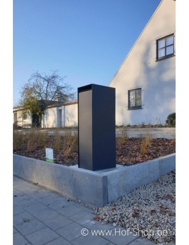 Nexus Medium RAL 7021 - pakketbus aluminium