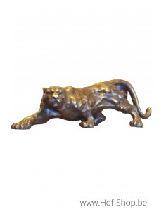 Jaguar - statue en bronze (AN0215BRW-BS)
