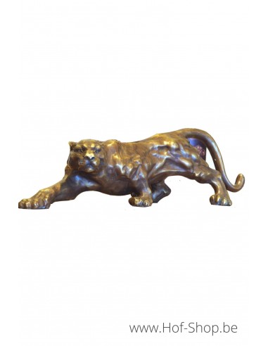 Jaguar - bronzen beeld (AN0215BRW-BS)
