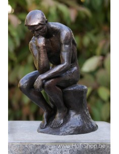 Penseur de Rodin 29 cm - statue en bronze (AN1316BR-B)