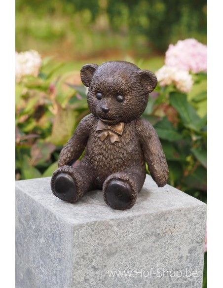 Teddybeer - bronzen beeld (AN1528BR-B)