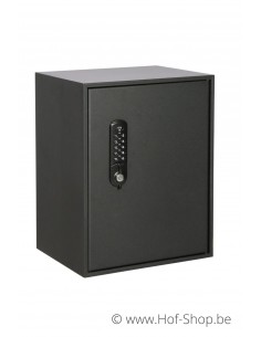 Boxis digital lock ral 9005 - pakketbus aluminium