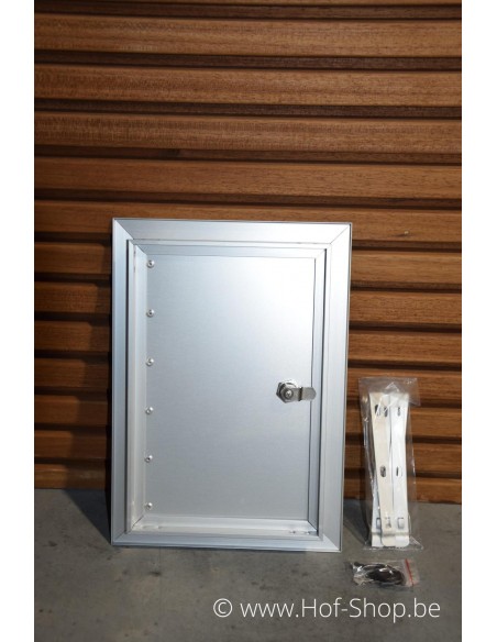 Alu deur Small 24 x 34 cm - brievenbusdeur aluminium