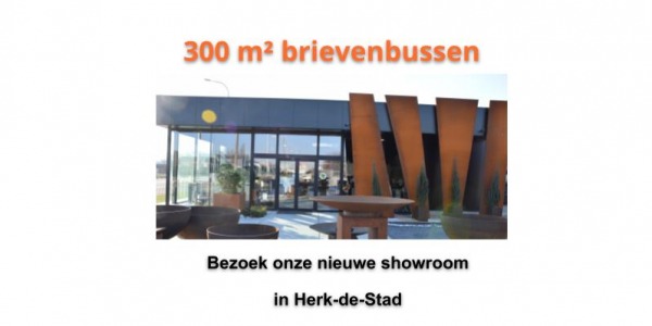 1000m² de shopping plaisir avec des boîtes aux lettres