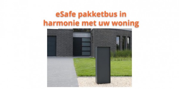 Boîte aux lettres à colis eSafe en harmonie avec votre habitation