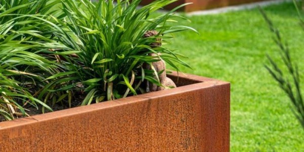 Jardinières en acier Corten Adezz
